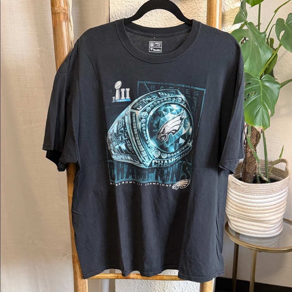 NFL Black Super Bowl Champions Graphic Tee